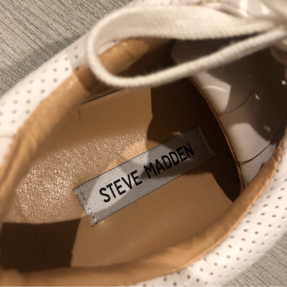 Steve Madden White Sneakers - Picture 2 of 3